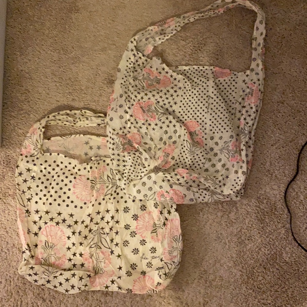 Free people reusable tote! Comes with two!